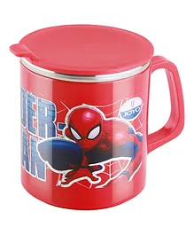 Joyo Marvel Spiderman Stainless Steel Mocha Mug With Lid - Red