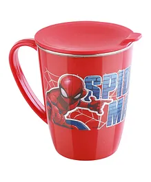 Joyo Marvel Spiderman Stainless Steel Latte Mug With Lid Red - 350 ml