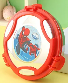 Spiderman Round Lunch Box With Container - Red