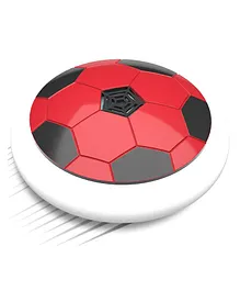 Eyesign USB Rechargeable Battery Powered Indoor Floating Hoverball Soccer - Red Black