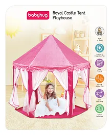 Babyhug Royal Castle Tent Playhouse - Pink