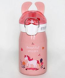 YAMAMA  Insulated Stainless Steel Bottle Water Bottle for Kids Pink - 530 ml