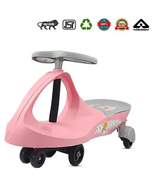 NHR Tom & Jerry Magic Swing Car With Scratch Free PU Wheels - Pink