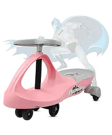 NHR Batman Magic Swing Magic Car Ride-On With Scratch Free PU Wheels - Pink