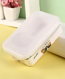 Minions Lunch Box with Container - Cream