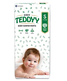 Teddyy Easy Baby Pant Style Diaper Small - 78 Pieces
