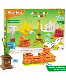 Imagi Make Mapology Monuments of the World Multicolour - 150 Pieces+