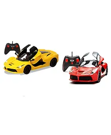 Uniquebuyin Super Car Pack of 2 - Red Yellow