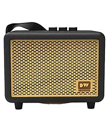 Deciwood Unplugged Wireless Wooden Portable Bluetooth Speaker - Black