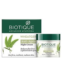 Biotique Wheatgerm Anti Ageing Night Cream - 50 gm