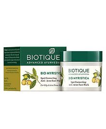 Biotique Myristica Acne Control Spot Correction Face Pack - 20 gm