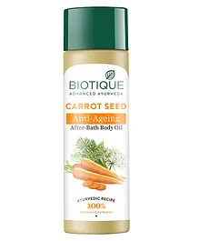 Biotique Bio Carrot Seed After Bath Body Oil - 120 ml