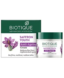 Biotique Saffron Youth Anti Ageing Cream - 50 gm