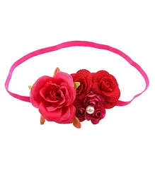Ziory Flower Theme Headband - Red