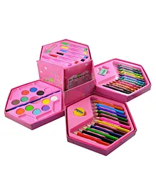 Vellique Little Toys Art Set Colors Box Color Pencil Crayons Water Color Sketch Pens for Kids Best Birthday Gift & Return Gift Color and Design May Vary - Set of 46 Pieces