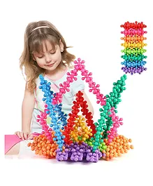 Vellique Links Activities Educational Building Blocks Toys Interlocking Solid Plastic Toys Multicolor - 200 Pieces 