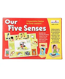 Creatives Our Five Senses Card Games - Multicolor