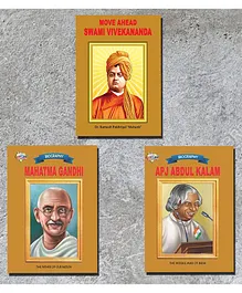 Move Ahead Swami Vivekanand Swami Vivekananda in Chicago & Karamyogi Swami Vivekanand Biography Books Pack of 3 - English