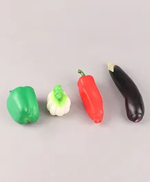 Edu Toys Vegetables Shape Bath Toys Set of 4 - Multicolour (Design May Vary)
