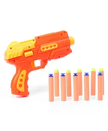 Anmol Strike Fighter Soft Bullet Gun - Orange (Multicolor)