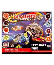 Toyzee Battle Set Bladers Pack of 9 - Multicolour
