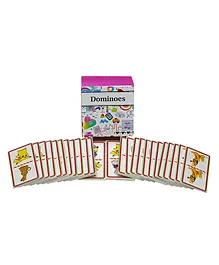 Learner's Bridge Dominoes Multicolor - 28 Pieces