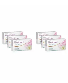Kozicare Kojic Acid Soap & Glutathione Soap | Bathing Soaps | Bath Soap for Men & Women | Body Tan Removal Soap | Remove Dark Spots & Hyperpigmentation | For Glowing Skin | Soaps for Bath - Pack of 6