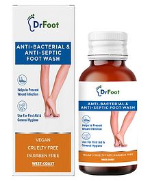 Dr Foot Antiseptic Antibacterial Foot Wash - 100 ml