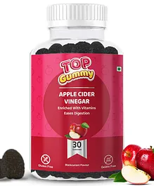 Top Gummy Blackcurrant Flavour Apple Cider Vinegar Enrich with Vitamins Eases Digestion - 30 Gummies
