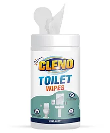 Cleno Toilet Cleaning Wet Wipes  - 50 Wipes