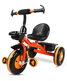 Amardeep Baby Tricycle Wtih Storage Basket Neo - Orange