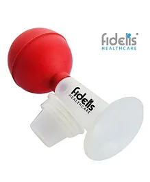 Fidelis Healthcare Breast Pump With Red Rubber Ball - Pack of 4
