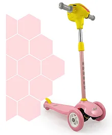 Dash Speedy Scooter With LED Lights Music & Adjustable Height Pink