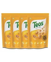 Teos Nutri Pops Roasted Makhana Snacks Cheesy Pizza 4 x 75 gm