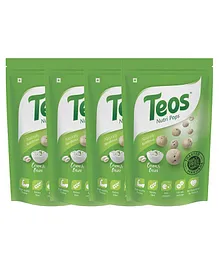 Teos Nutri Pops Roasted Makhana Snacks Cream and Onion 4 x 75 g