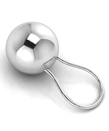 Krysaliis Sterling Silver Ball Rattle - Silver
