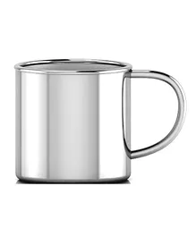 Krysaliis Sterling Silver Baby Cup With Classic Handle - Silver