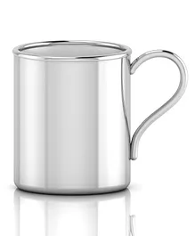 Krysaliis Sterling Silver Baby Cup With Curved Handle - Silver
