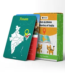 WiseTed States and Union Territories of India Flash Cards - 30 Cards
