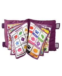 Keshav Creation Kids Alphabets Learning Cushion Book - English & Hindi