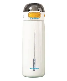 FunBlast Vacuum Insulated Water Bottle - 410 ML (Cream Color)
