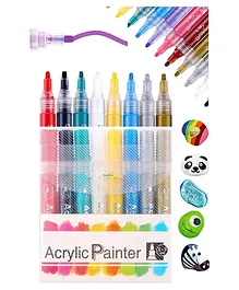 FunBlast Acrylic Marker Colors set  8 Acrylic Markers