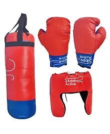 FunBlast Boxing Set Boxing Training Punching Bag & Glove - Multicolor