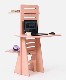 Birdy Portable Laptop Desk In Pink Finish - Pink