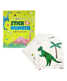 Scoobies Stick by Number Dinosaur