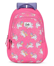 Genie Unicorn Backpack  Pink - Height 17 Inches