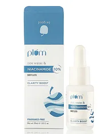 Plum 10% Niacinamide Face Serum with Rice Water - 15 ml