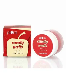 Plum Candy Melts Vegan Lip Balm Red Velvet Love- 12 gm