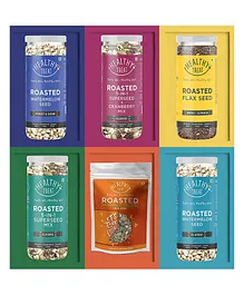 Healthy Treat Roasted Seeds Combo Pack Of 6 - 850 gm