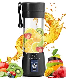 Amour Portable Blender Smoothie Juicer Black - 380 ml